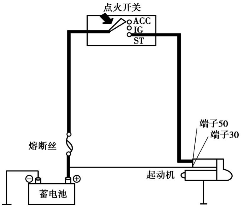 标致307启动电路图图片